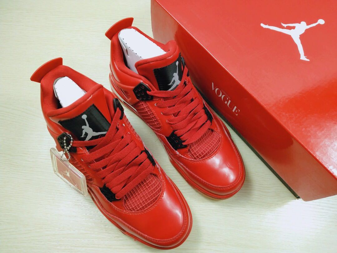 Jordan Air Jordan 4 Singles Day Red Sneakers AV3914-600