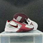 Nike Kobe High School Basketball Sneakers Silver Red