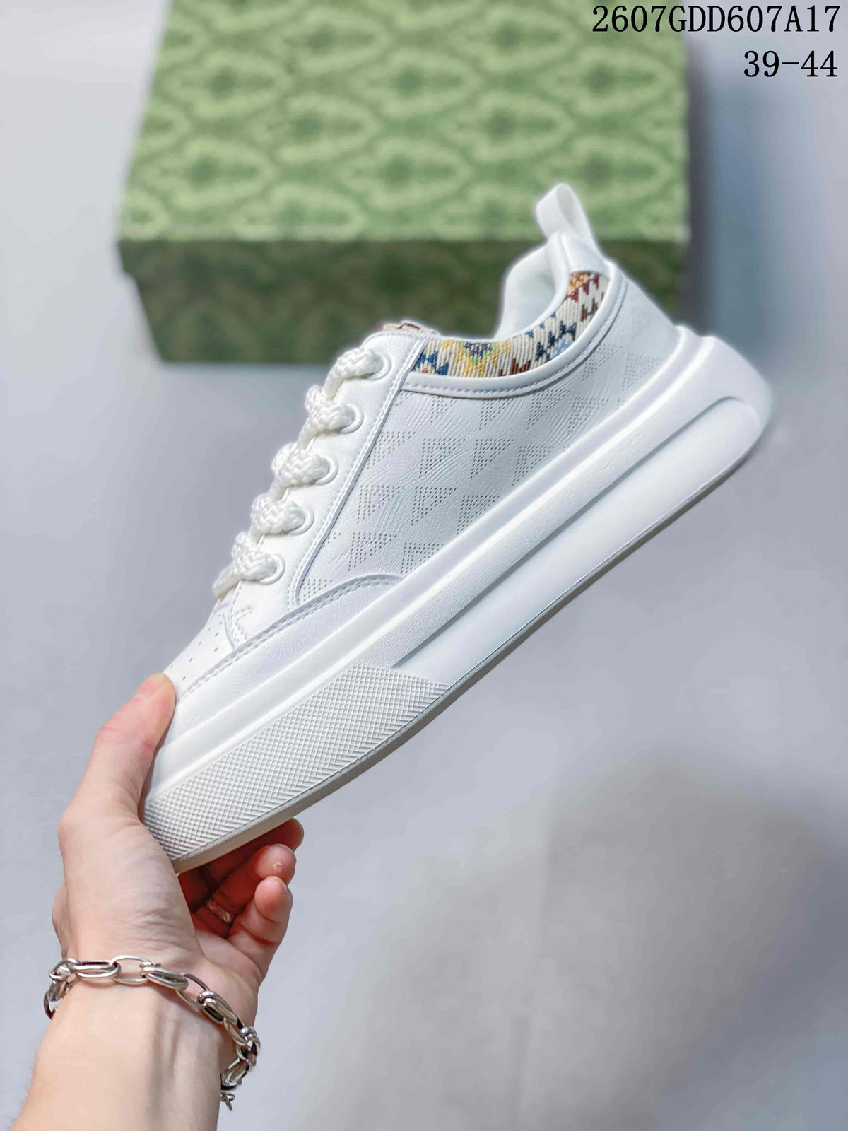 Gucci Screener GG Sneakers White 2607GDD607A17