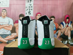 Jordan Jumpman Pro White and Green High-Top Sneakers