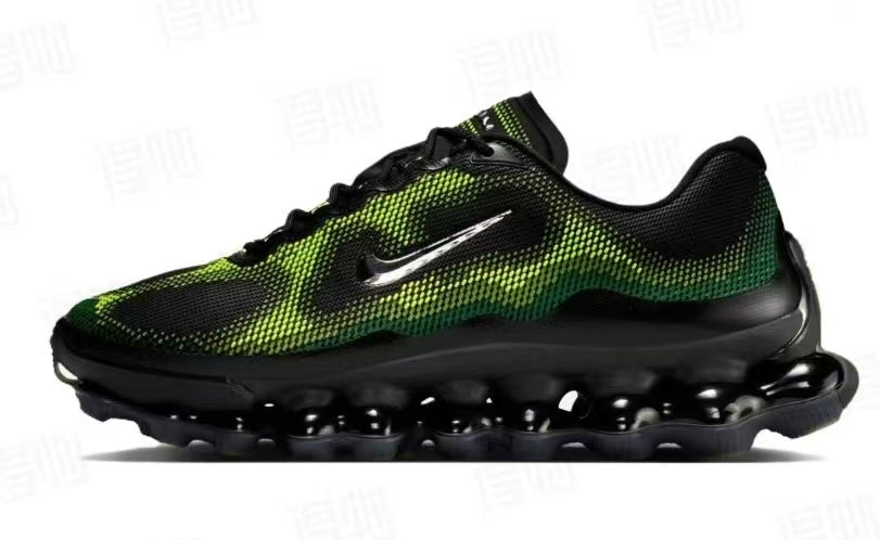 Nike Black and Volt Green Running Sneakers