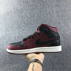 Jordan Air Jordan 1 Mid Sneakers Burgundy Black White