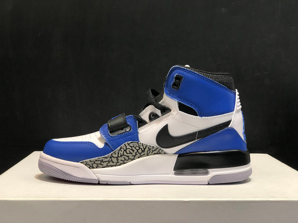 Don C x Air Jordan Legacy 312 White Blue AQ4160-104 Sneakers