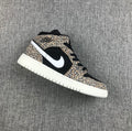 Air Jordan 1 Mid SE GS Leopard Sneakers BQ6931-021