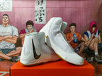 Nike Wrestling Shoes White and Gold