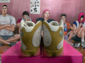 Jordan Chinese New Year Sneakers Olive Cream Pink