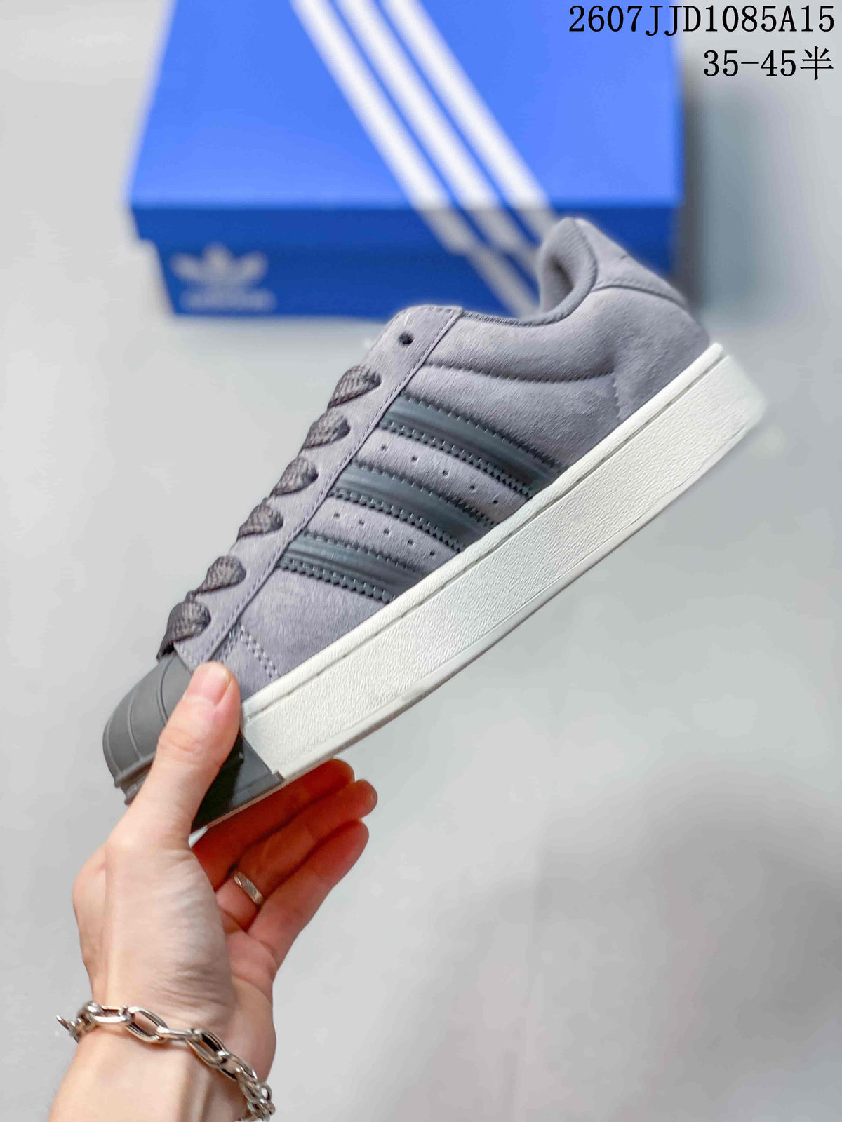 Adidas Superstar XLG Grey Sneakers JR7444