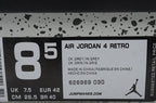Jordan 4 Retro Oreo Black Grey White Sneakers 626969-030
