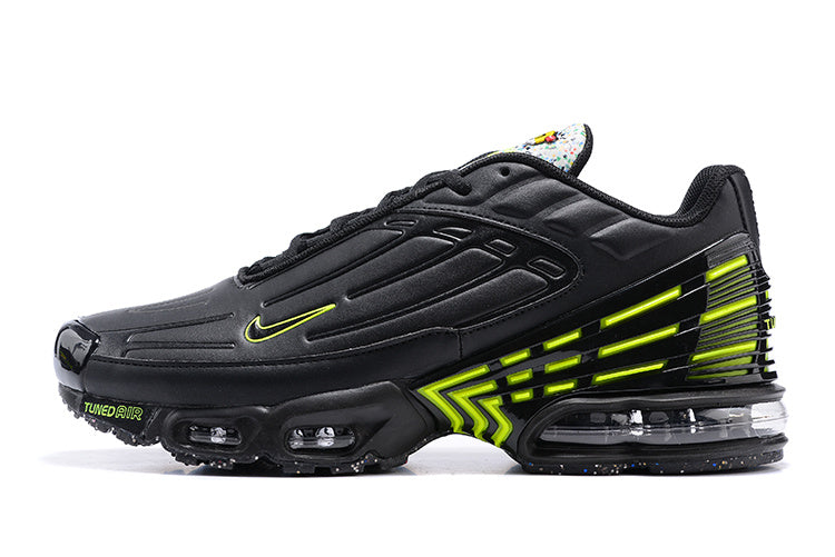 Nike Air Max Plus Black and Volt Sneakers