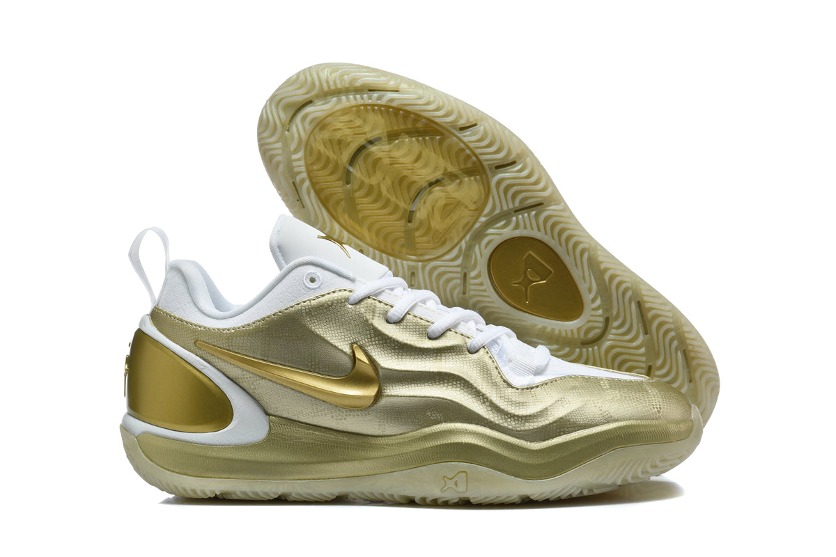 Nike 511-2 Basketball Sneakers White and Gold