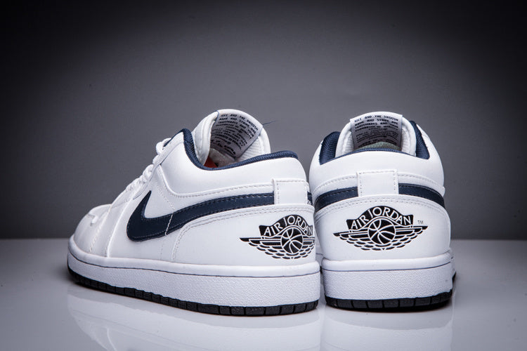 Jordan Air Jordan 1 Low White Dark Swoosh Sneakers