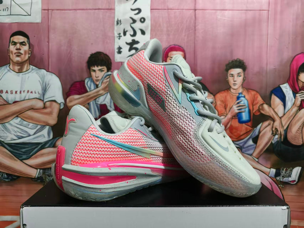 Nike Basketball Sneakers Pink and White