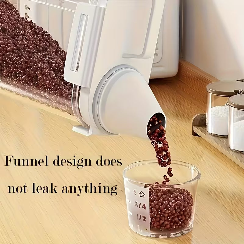 Airtight Food Storage Containers with Lids – Leakproof Kitchen Organizer for Grains, Nuts, Flour & Rice – Portable Sealed Canister Set for Pantry & Kitchen