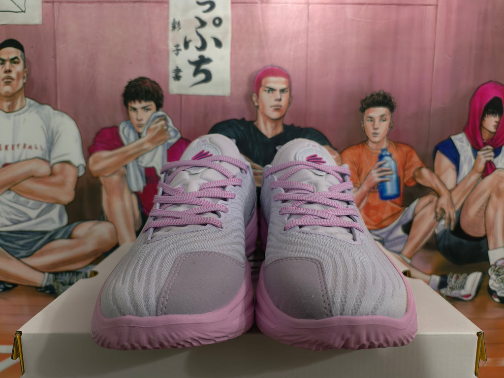 Pink Flow Basketball Sneakers