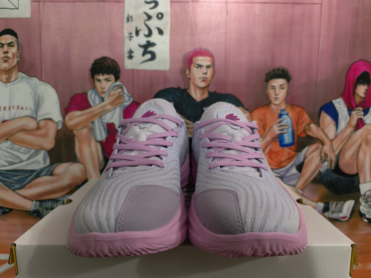 Pink Flow Basketball Sneakers