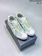Onitsuka Tiger Floral Sneakers Pink and Green JD295A25