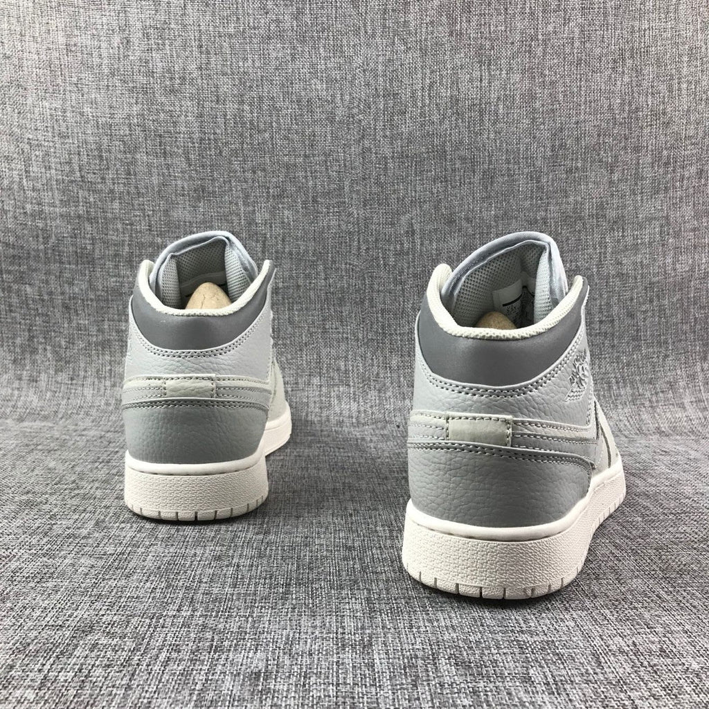 Jordan Air Jordan 1 Mid GS Light Bone Grey Fog Sneakers