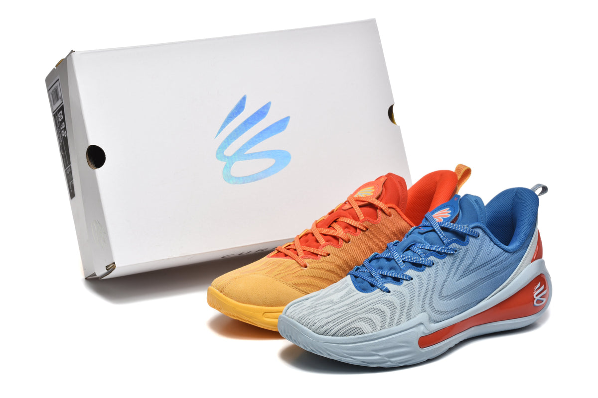 901-15 Blue and Orange Mismatched Sneakers
