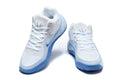 Nike 998 White and Blue Sneakers