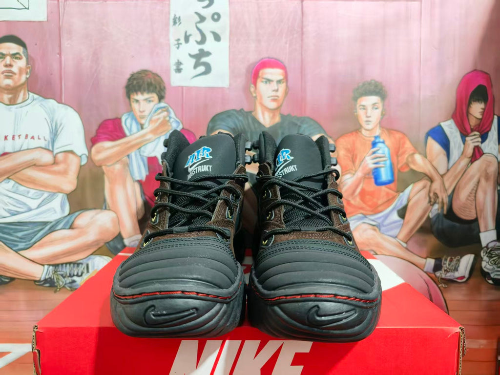 Nike Black and Brown High-Top Sneakers