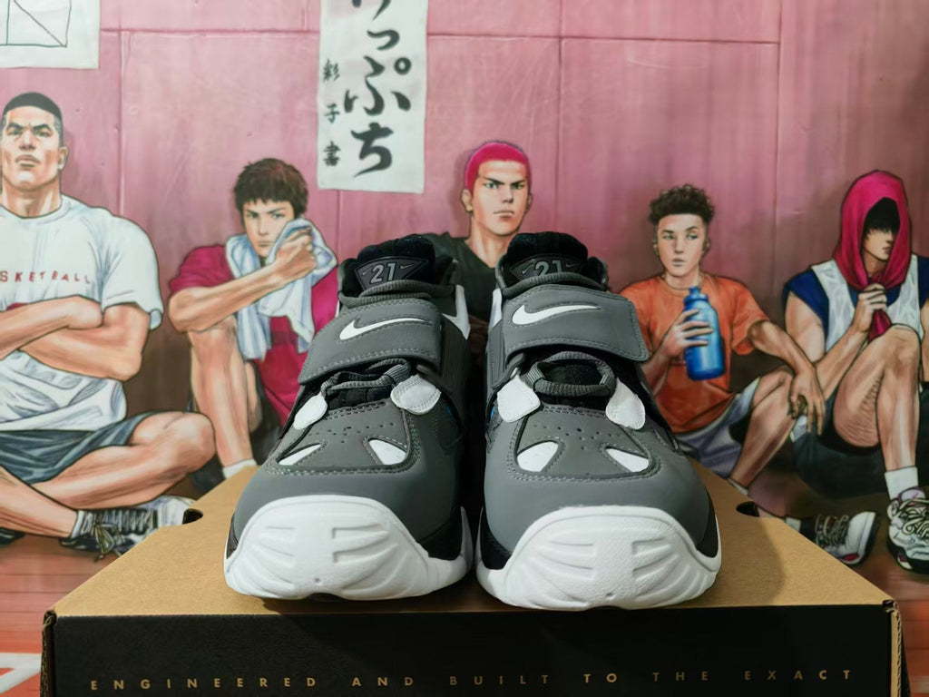Nike Gray Blue Basketball Sneakers
