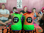 Puma Purple Green Basketball Sneakers