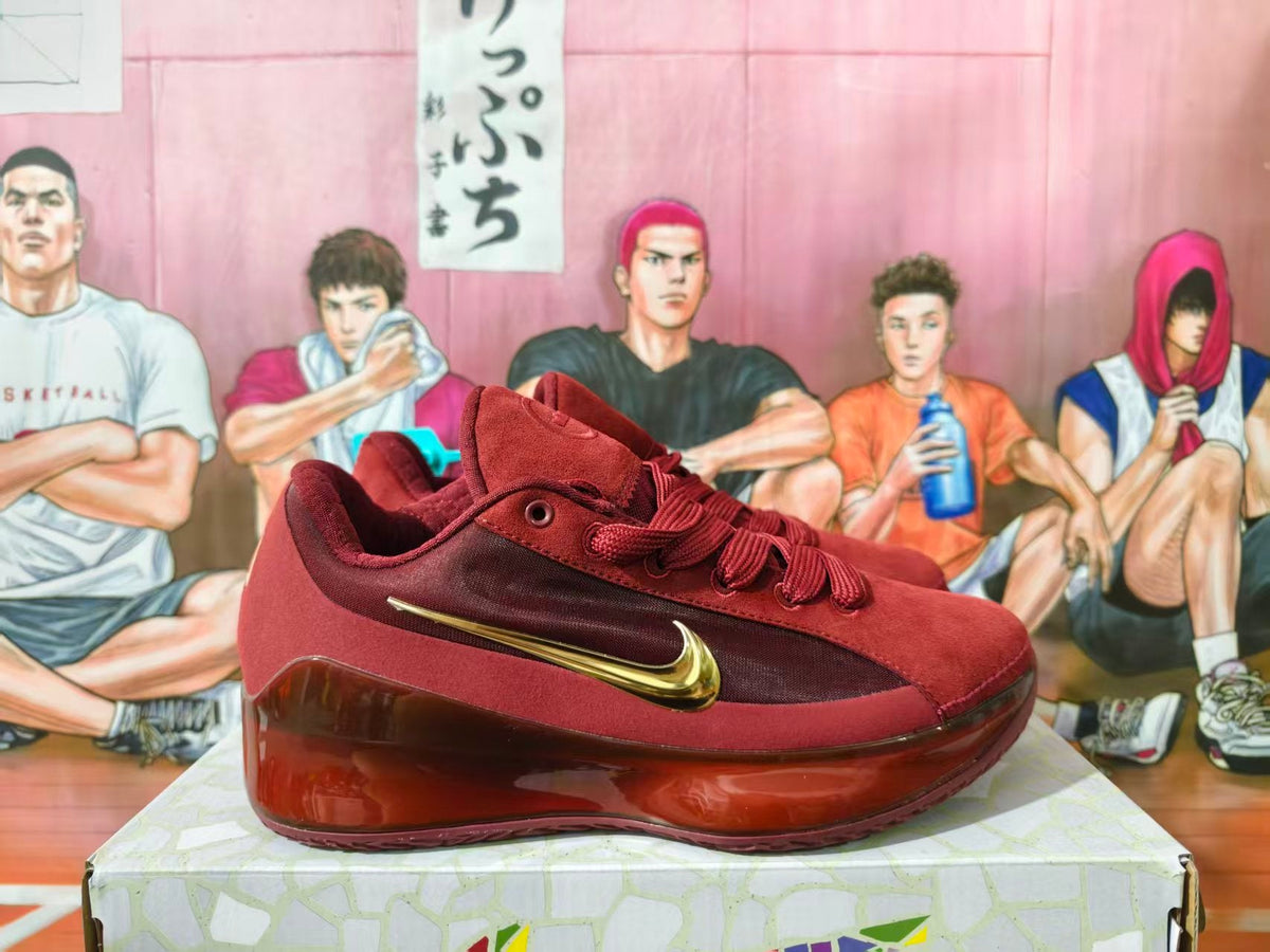 Nike LeBron 21 Basketball Shoes Burgundy Gold