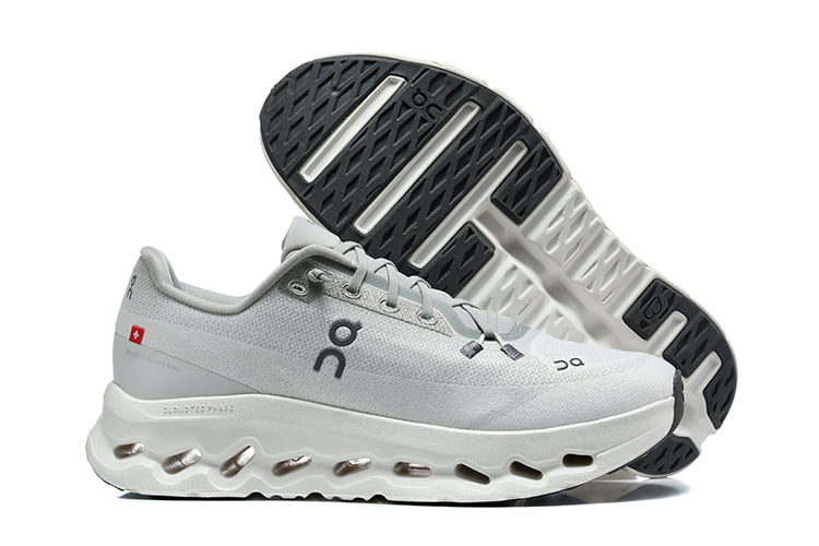 On Cloudmonster 3 Running Shoes in Light Gray