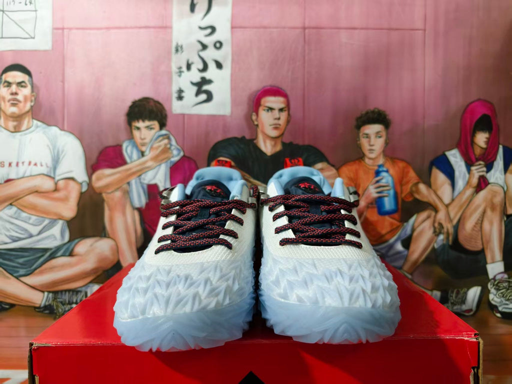 Nike Basketball Sneakers White and Red