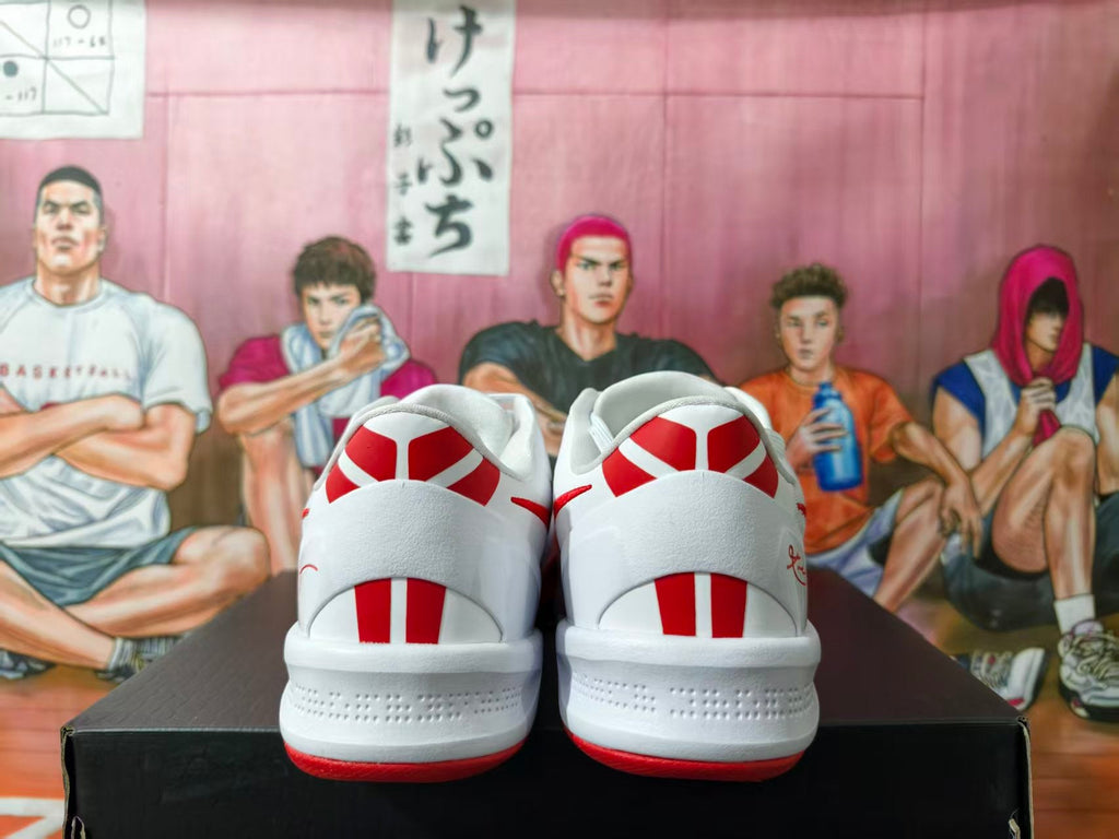 Nike Basketball Shoes White and Red