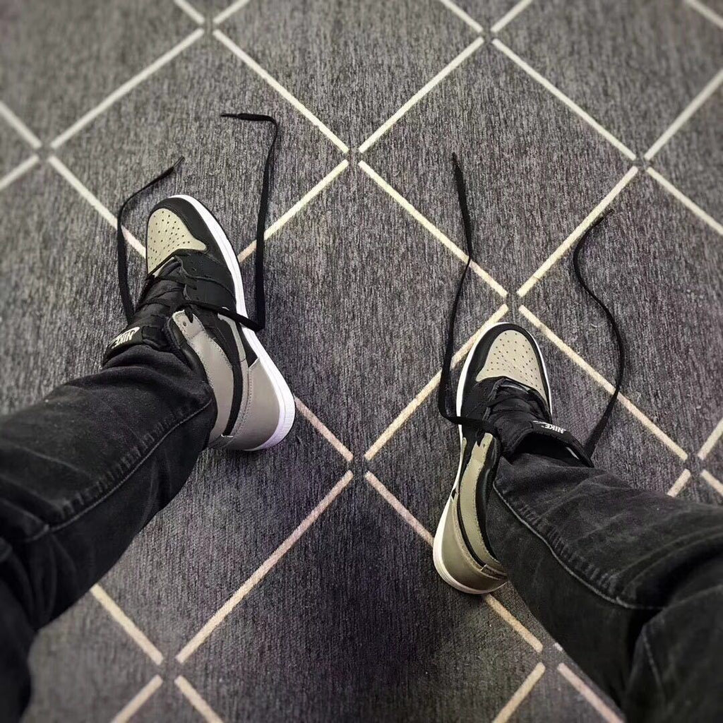 Air Jordan 1 Shadow High-Top Sneakers Black Grey