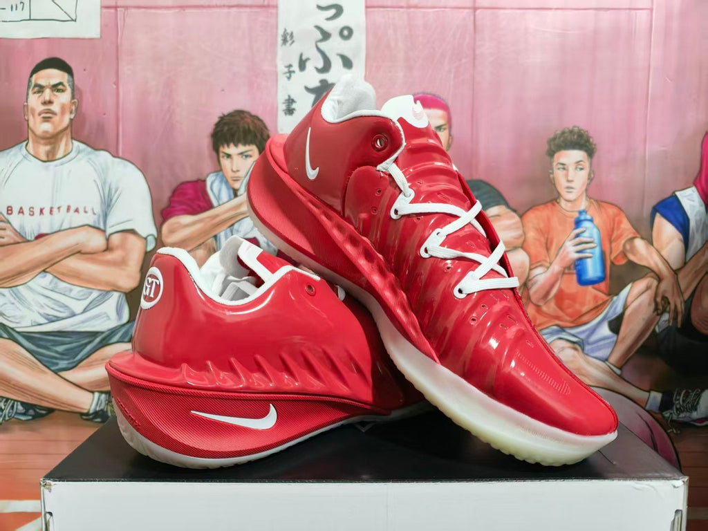 Nike GT Basketball Shoes in Red and White