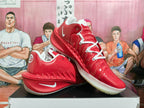 Nike GT Basketball Shoes in Red and White