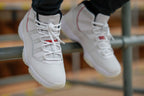 Jordan Air Jordan 11 Platinum Tint White Red Sneakers