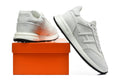 Hermès White Low-Top Lace-Up Sneakers
