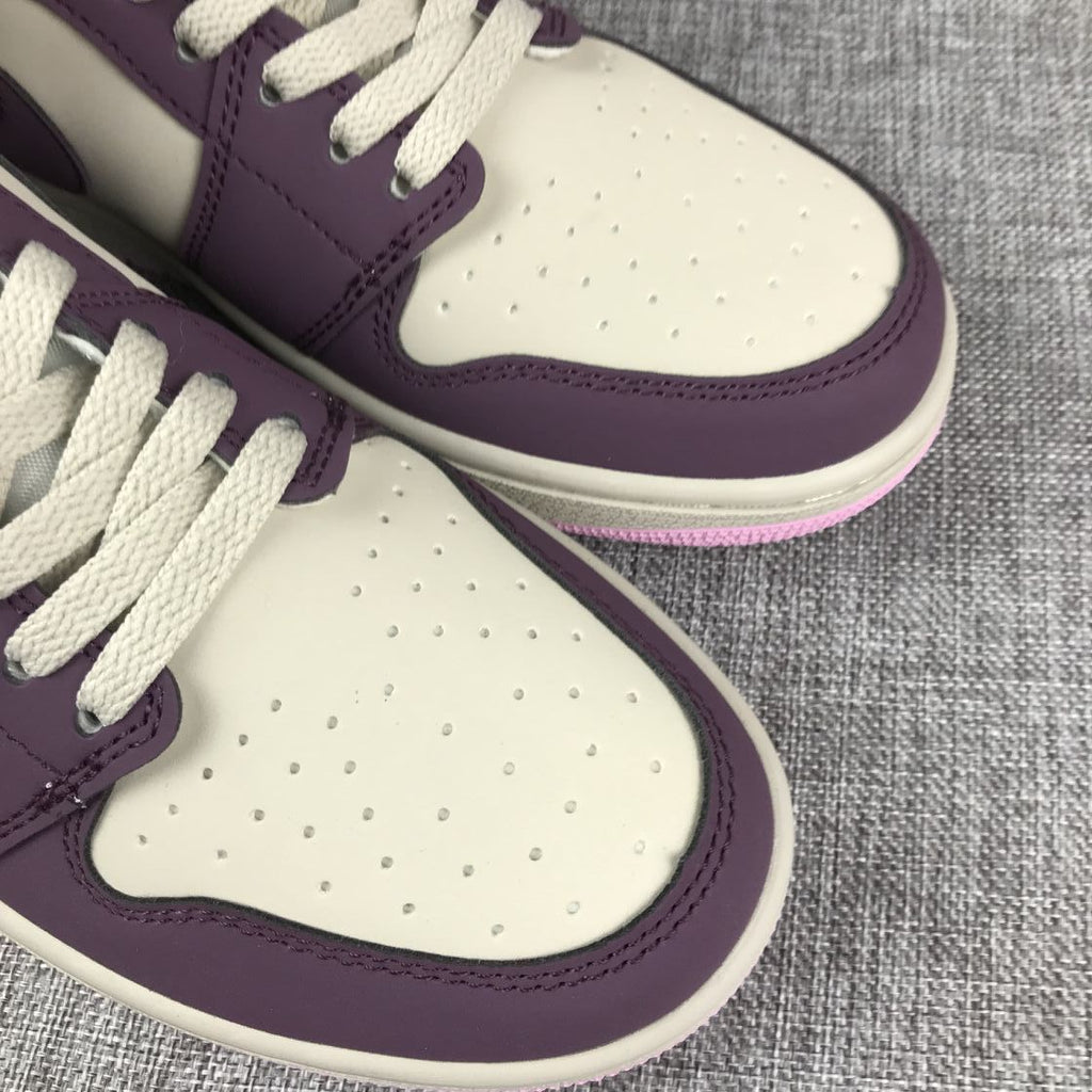 Jordan Air 1 Mid Purple White Pink Sneakers 555112-500