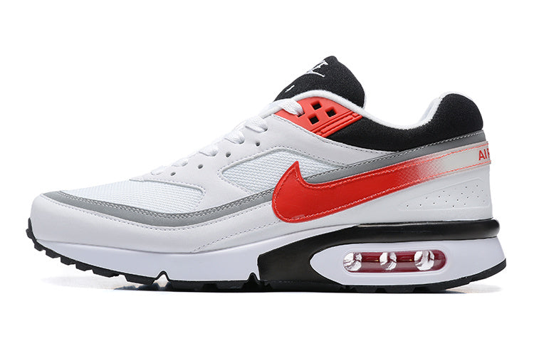 Nike Air Max Sneakers White Red Grey