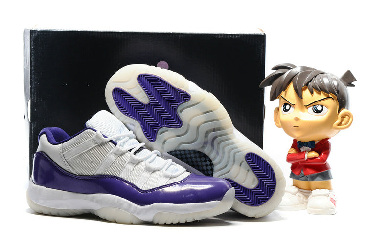 Jordan Air Jordan 11 Low Sneakers Purple White