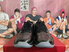Black Snake Low-Top Sneakers