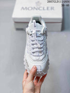 Moncler Pacey White Low-Top Sneakers 2607GLD1114A04
