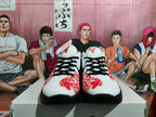 Nike Basketball Sneakers White Black Red