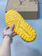 Louis Vuitton Trainer Maxi Yellow Low-Top Sneakers 2607JWD890A20