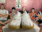 Nike ZoomX Basketball Sneakers White Blue Orange