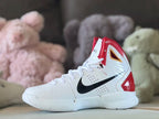 Nike HD2010 Kids High-Top Sneakers White Red