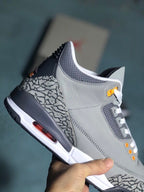 Jordan Air Jordan 3 Grey Cement Sneakers