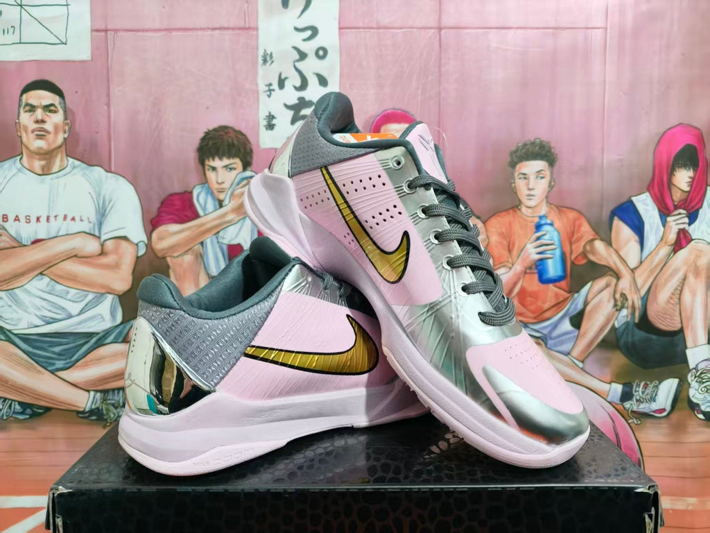 Nike Kobe 5 Protro Basketball Shoes in Sakura Pink