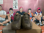 Brown E-Tek Low-Top Sneakers
