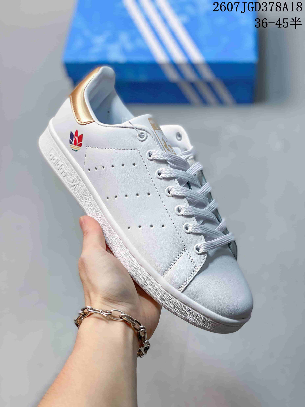 adidas Stan Smith White Low-Top Sneakers 2607TGD378A18