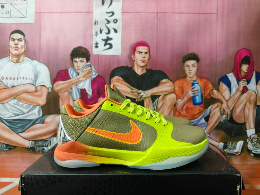 Nike Kobe 6 Basketball Shoes in Volt and Olive