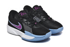 Nike 872-28 Basketball Sneakers Black Blue Purple